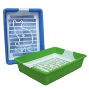 Zooexpress 11091 туалет КИС глубокий с рамкой 41*30*12 см
