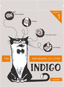 INDIGO наполнитель бентонитовый 4 кг