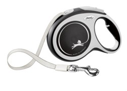 FLEXI рулетка-ремень для собак до 25 кг, 5м,   (New Comfort M Tape 5 m)