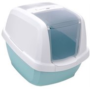 IMAC био-туалет для кошек MADDY 62х49,5х47,5h см, белый/цвет морской волны