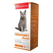 ГЕПАТОВЕТ АКТИВ суспензия оральная д/кошек, фл.25мл+шприц-дозатор
