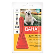 Дана Ультра капли на холку (для собак и щенков более 20 кг), 3,2мл