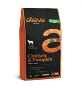 Alleva Natural Adult Chicken & Pumpkin Maxi сухой корм для взрослых собак с курицей и тыквой