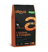 Alleva Natural Adult Chicken & Pumpkin Medium с курицей и тыквой для собак средних пород