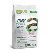 Alleva Holistic Puppy/junior Chicken Maxi с курицей и уткой, алое вера и женьшенем для щенков и юниоров крупных пород