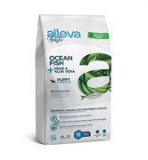 Alleva Holistic Puppy/junior Fish Medium с океанической рыбой, алое вера для щенков и юниоров средних пород