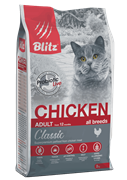 BLITZ Classic ADULT CATS CHICKEN корм для кошек с Курицей