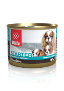 Blitz Sensitive «Индейка с цукини» консервированный корм-стартер для щенков, беременных и кормящих сук