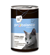 ProBalance Sterilized Корм для стерилиз.кошек/кастр. котов, 415 гр