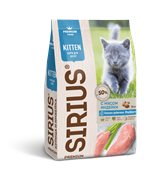 Сухой корм Sirius (Сириус) для котят