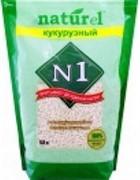 N1 Комкующийся наполнитель Naturel Кукурузный