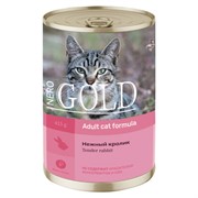 Nero Gold консервы консервы для кошек "Нежный кролик"