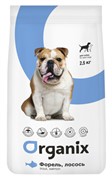 ORGANIX сухой корм для взрослых собак с форелью и лососем (Adult Dogs Salmon and Trout)