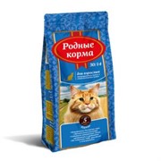 РОДНЫЕ КОРМА сухой корм для взрослых кастрированных котов и стерилизованных кошек 30/14
