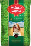 РОДНЫЕ КОРМА сухой корм для взрослых собак ягненок и рис  24/10