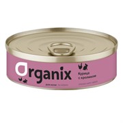 Organix консервы с курочкой и кроликом для котят