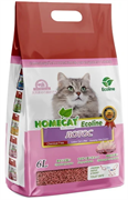 Наполнитель Homecat Ecoline Лотос комкующийся растительный для кошек