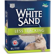 White Sand комкующийся наполнитель "Не оставляющий следов" с крупными гранулами, коробка