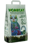 Homecat Лесная свежесть древесный наполнитель, мелкие гранулы