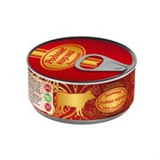 РОДНЫЕ КОРМА 100 г знатные консервы 100 % говядина для кошек