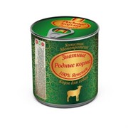 Консервы для собак «Родные корма знатные с ягненком»