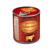 Консервы для собак «Родные корма знатные с говядиной»