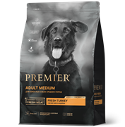 PREMIER ADULT Medium Turkey Для взрослых собак средних пород, с индейкой