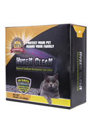 Комкующийся ультравпитывающий натриевый бентонитовый наполнитель для кошачьего туалета HYSEN CLEAN Super Premium, 11.34кг
