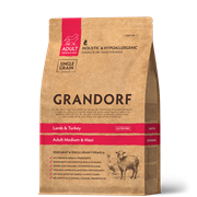 Grandorf Lamb & Tyrkey Medium & Maxi (Ягненок с индейкой для взрослых собак средних и крупных пород