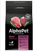 AlphaPet Superpremium для взрослых кошек (с говядиной и печенью)