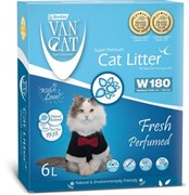 Van Cat комкующийся наполнитель с ароматом весенней свежести, 6л, коробка