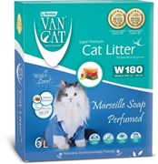 Van Cat комкующийся наполнитель с ароматом марсельского мыла, 6л, коробка