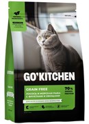 GO'KITCHEN беззерновой для котят и кошек с лососем и морской рыбой