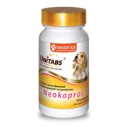 ЮНИТАБС Neokaprol Кормовая добавка от поедания фекалий для собак и щенков, таблетки, № 100