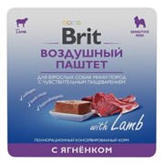 Brit воздушный паштет с ягненком для собак мини пород с чувствительным пищеварением 100гр