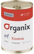 Organix монобелковые премиум консервы для собак, с кониной