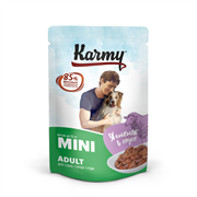 *KARMY Mini Adult Ягненок в соусе Консерв. корм для собак мелких пород старше 1 года 80г