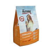 *KARMY Hair & Skin Взрослые кошки Лосось Сухой корм для кошек, поддерживающий здоровье кожи и шерсти