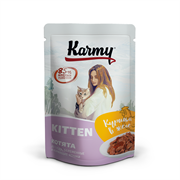 *KARMY влажный корм для котят до 1 года курица в желе 80г