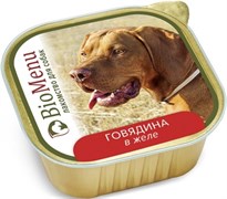 Био Меню 78181 кон.д/собак лакомство Говядина в желе 150г