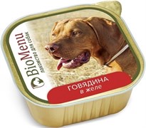 Био Меню 79157 кон.д/собак лакомство Говядина в желе 300г