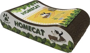 HOMECAT Мятная волна 41х24х10 см когтеточка малая гофрокартон