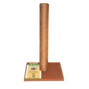 HOMECAT Макси 41х41х63 см когтеточка столбик для кошек джут цвет коричневый