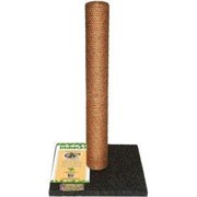 HOMECAT Макси 41х41х63 см когтеточка столбик для кошек ковролин джут серый