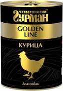 Четвероногий Гурман Golden консервы д/собак Курица натуральная в желе 340г