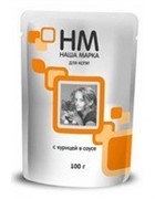 НАША МАРКА пауч д/кошек с курицей в соусе 0,085 кг