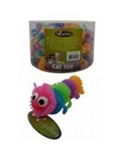 Игрушка для кошек Гусеница, латекс,  6,5см (Caterpillar) 240040