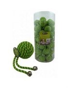 Игрушка для кошек Мячик с бубенчиком, зеленый, нейлон, 5см (Ball with bells green) 240043