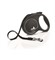 FLEXI Рулетка-ремень для собак до 15кг, 5м,   (Black Design S Tape 5m) *с - фото 28982